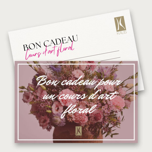Bon cadeau : cours d'art floral